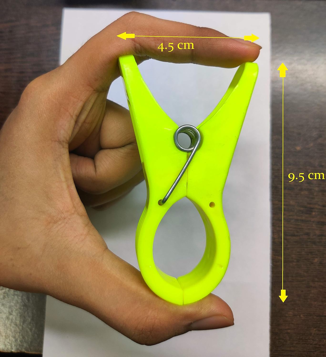 Sinco Divya Premium Jumbo Pipe Cloth Hanging Clips Pegs Large - Set of 12 Pieces - Image 3